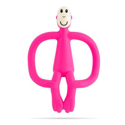 Matchstick Monkey Diş Kaşıma Oyuncağı Pembe Maymun - 1