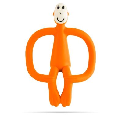 Matchstick Monkey Diş Kaşıma Oyuncağı Turuncu Maymun - 1
