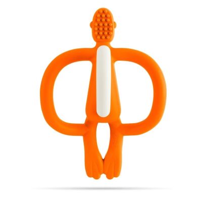 Matchstick Monkey Diş Kaşıma Oyuncağı Turuncu Maymun - 2