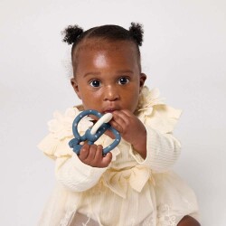 Matchstick Monkey Silikon Diş Kaşıyıcı Monkey Pembe Kalp - 3