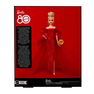 Mattel Barbie 80. Yıl Dönümü Koleksiyon Sarışın JBJ17 - 2
