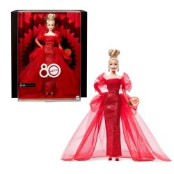 Mattel Barbie 80. Yıl Dönümü Koleksiyon Sarışın JBJ17 - Mattel