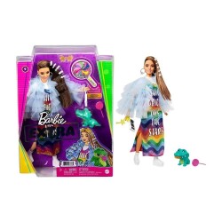 Mattel Barbie Ekstra Sarı Ceketli Bebek - Mattel