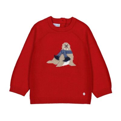 Mayoral Bebek Fok İşlemeli Triko Kazak AW2502345 - 1