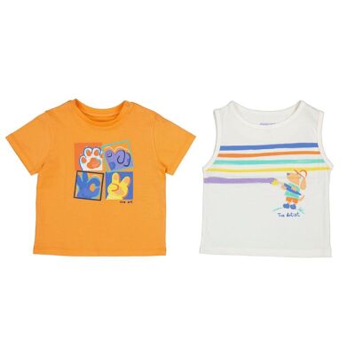 Mayoral Erkek Bebek 2'li T-shirt Set SS2401032 - 1