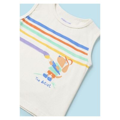Mayoral Erkek Bebek 2'li T-shirt Set SS2401032 - 2