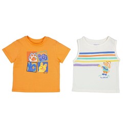 Mayoral Erkek Bebek 2'li T-shirt Set SS2401032 - Thumbnail