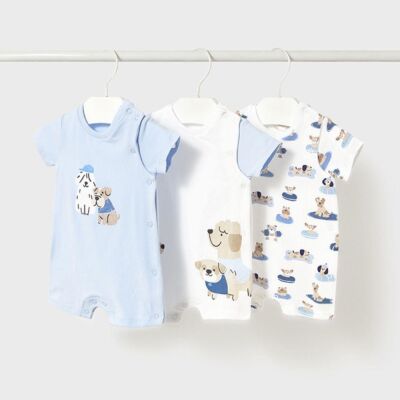 Mayoral Erkek Bebek 3'lü Kısa Paça Tulum Set SS2501798 - 2