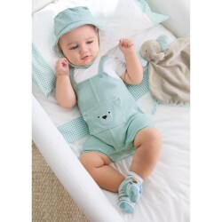 Mayoral Erkek Bebek Şapkalı Tulum Set SS2401618 - 2