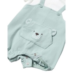 Mayoral Erkek Bebek Şapkalı Tulum Set SS2401618 - 3