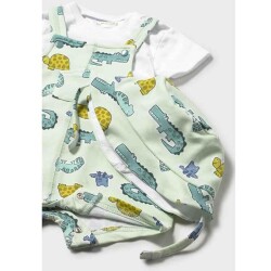 Mayoral Erkek Bebek Şapkalı Tulum Set SS2601624 - 5