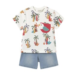 Mayoral Erkek Bebek Şort Takım SS2501216 - 6