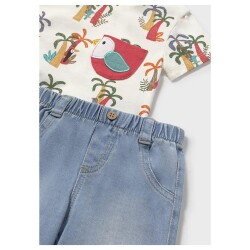 Mayoral Erkek Bebek Şort Takım SS2501216 - 2