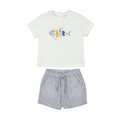 Mayoral Erkek Bebek Şort Takım SS2501253 - 3