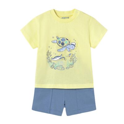 Mayoral Erkek Bebek Şort Takım SS2501654 - 1