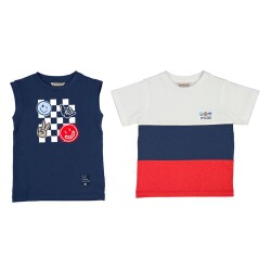 Mayoral Erkek Çocuk 2'li T-shirt Set SS2403030 - Mayoral