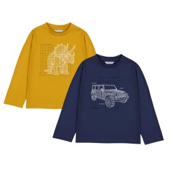 Mayoral Erkek Çocuk Uzun Kollu T-shirt AW2504088 - Mayoral