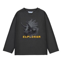 Mayoral Erkek Çocuk Uzun Kollu T-shirt AW2504090 - Mayoral