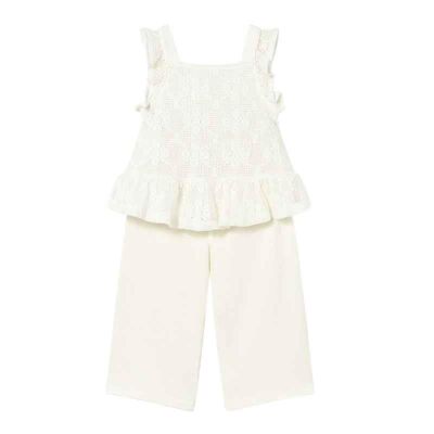 Mayoral Kız Bebek 2'li Dantel Pantolon Set SS2601515 - 2