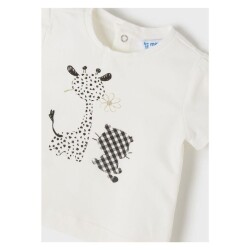 Mayoral Kız Bebek 2'li Fırfırlı Şort T-Shirt Takım - 2