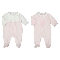 Mayoral Kız Bebek 2'li Uzun Paça Tulum Set SS2501751 - 1