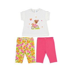 Mayoral Kız Bebek 3'lü Set SS2401737 - Mayoral