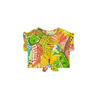 Mayoral Kız Bebek 3'lü T-Shirt Şort Takım - 8