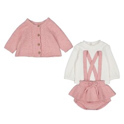 Mayoral Kız Bebek 3'lü Triko Takım AW2502811 - Mayoral