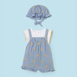 Mayoral Kız Bebek 3'lü Tulum Set SS2401609 - 1