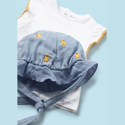 Mayoral Kız Bebek 3'lü Tulum Set SS2401609 - 5