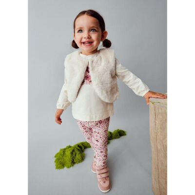 Mayoral Kız Bebek 3'lü Yelek Tayt Takım AW2502739 - 2