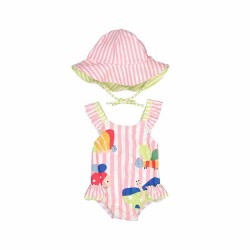 Mayoral Kız Bebek Mayo Şapka Set SS2401793 - Mayoral