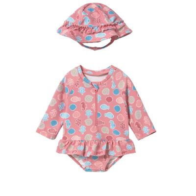 Mayoral Kız Bebek Şapka Tulum Mayo Set SS2601634 - 1