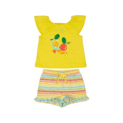 Mayoral Kız Bebek Şort Takım SS2501233 - 1