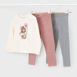 Mayoral Kız Çocuk 3'lü Tayt Takım AW2504724 - Mayoral