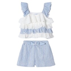 Mayoral Kız Çocuk Askılı Şort Takım SS2403259 - Mayoral