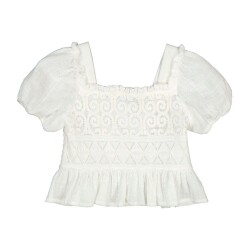 Mayoral Kız Çocuk Dantelli Bluz SS2403175 - Mayoral