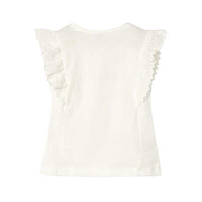 Mayoral Kız Çocuk Dantelli T-shirt SS2403082 - 3