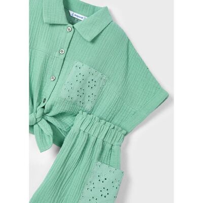 Mayoral Kız Çocuk Gömlek Şort Set SS2503210 - 3