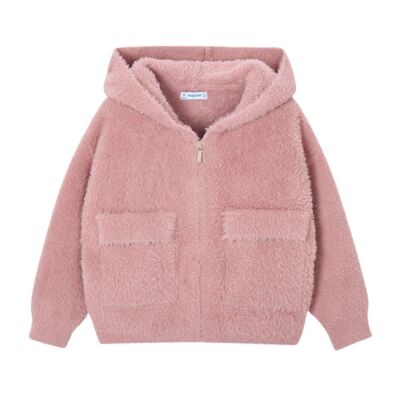 Mayoral Kız Çocuk Kapişonlu Triko Hırka AW2504316 - 5