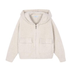 Mayoral Kız Çocuk Kapişonlu Triko Hırka AW2504316 - 3