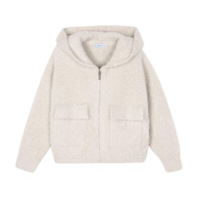 Mayoral Kız Çocuk Kapişonlu Triko Hırka AW2504316 - 3