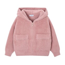 Mayoral Kız Çocuk Kapişonlu Triko Hırka AW2504316 - 5