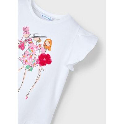 Mayoral Kız Çocuk Kısa Kollu T-shirt SS2503004 - 3