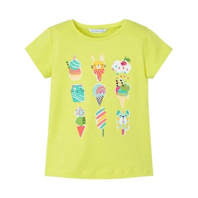 Mayoral Kız Çocuk Kısa Kollu T-shirt SS2503014 - 1