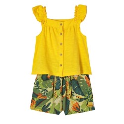 Mayoral Kız Çocuk Kolsuz T-Shirt Şort Takım - Mayoral