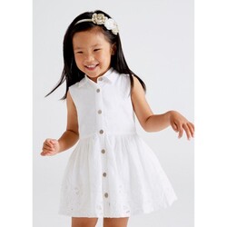 Mayoral Kız Çocuk Nakışlı Kolsuz Elbise - Thumbnail