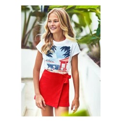Mayoral Kız Çocuk Şort Etek T-Shirt Takım 6232 - Mayoral