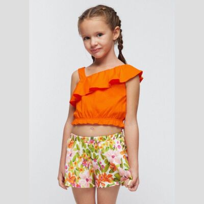 Mayoral Kız Çocuk Şort Takım SS2403262 - 2