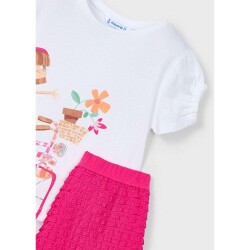 Mayoral Kız Çocuk Şort Takım SS2503211 - 2